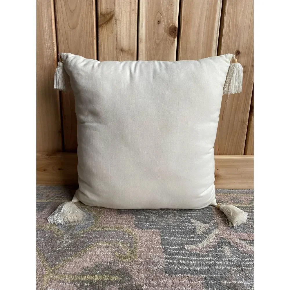 Hearth & Hand Decorative  Blocked Striped Throw  Pillow